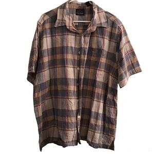 Greg Norman Collection Men's Short Sleeve Button Up shirt Size XXL